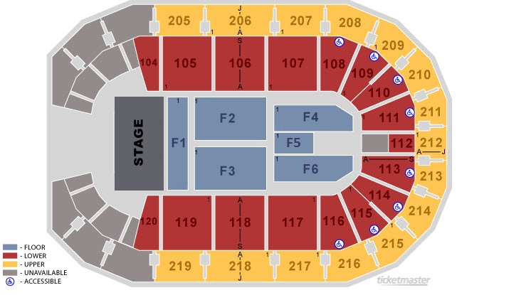 Landers Center: Seating Charts